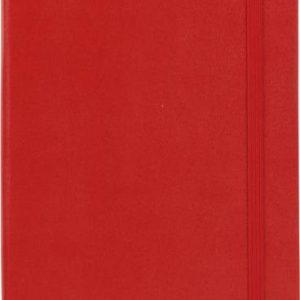 closed red notebook business gift