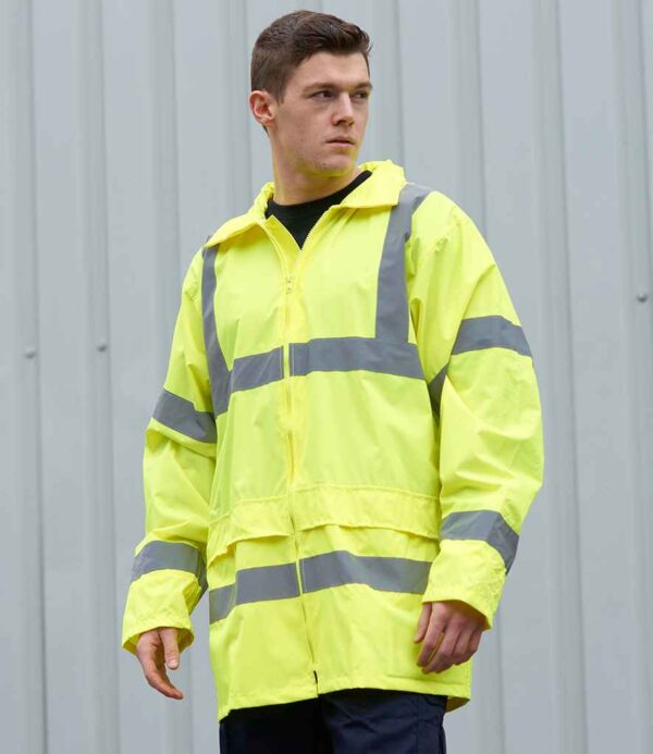 PW011 Portwest Hi-Vis Rain Jacket