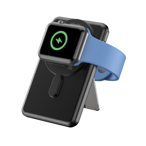 Urban Vitamin Redwood 5in1 5000mah 20W PD magnetic powerbank with watch