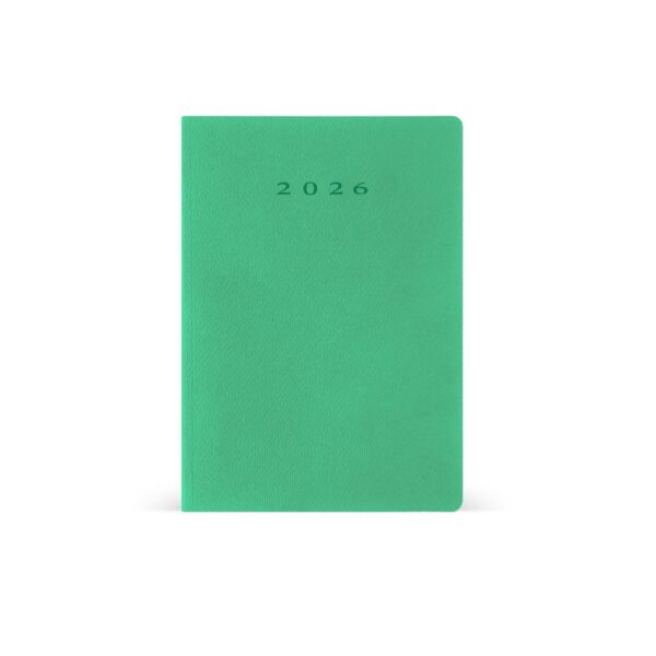 Prisma Recycled Eco Diary Emerald Green