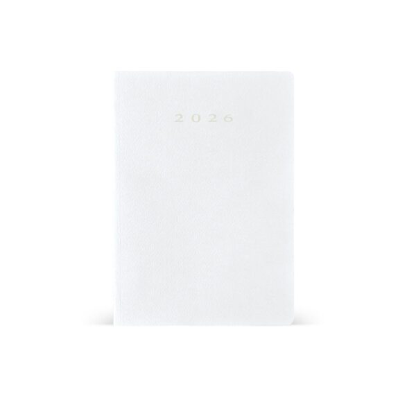 Prisma Recycled Eco Diary White