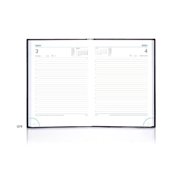 Prisma Recycled Eco Diary inside