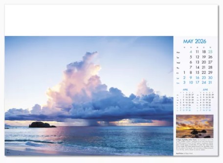 Blue Planet Branded Wall Calendar May