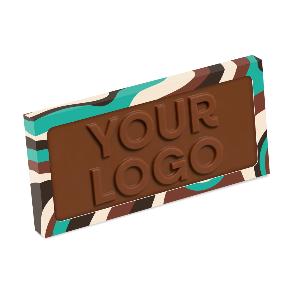 Eco Window Slab Box - Milk Chocolate